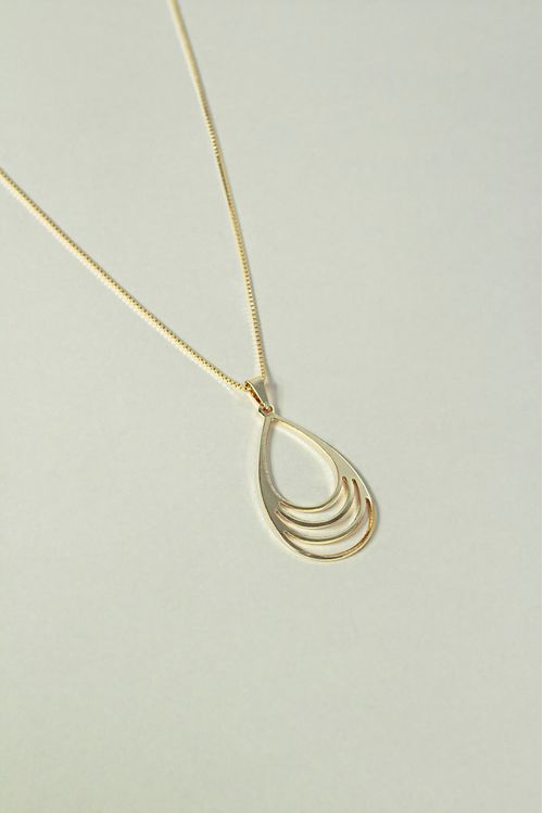 Colar Gota Vazada