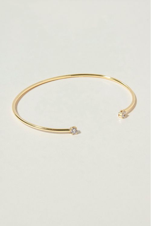 Bracelete Liso Com Ponto De Lu Z