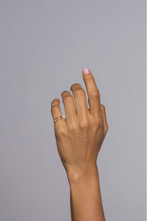 Anel Ajustável Liso e Reto