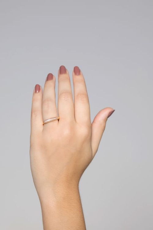 Anel Ajustável Cravejado