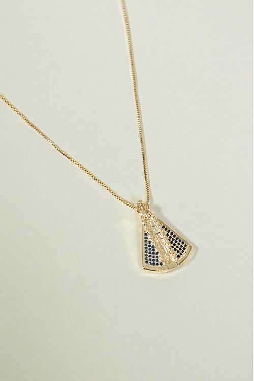 Colar Nossa Senhora Manto Cravejado