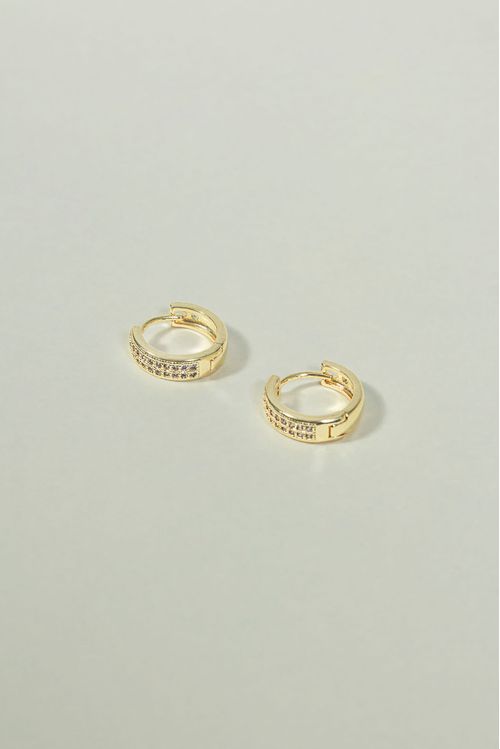 Brinco Argola Click Micro Zircônias