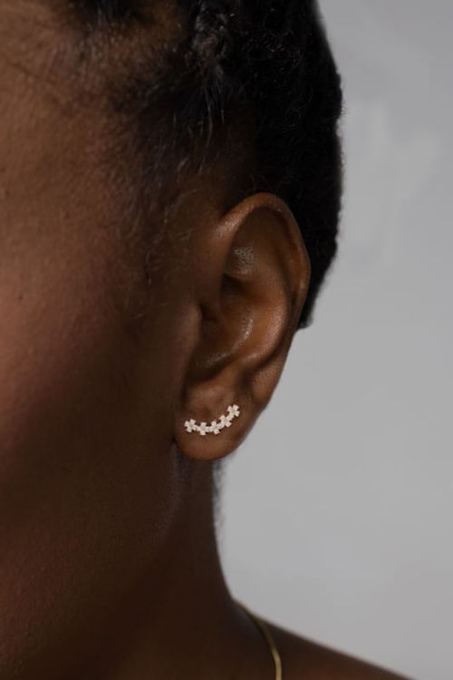 Brinco Florzinhas Em Pontos De Luz