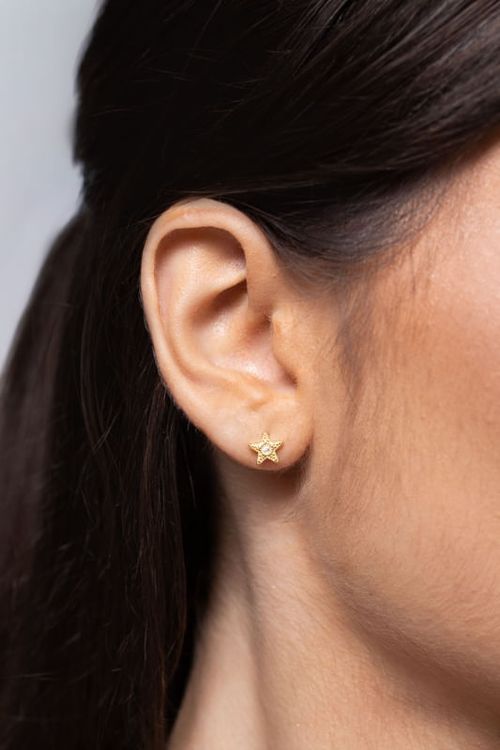 Brinco Estrela Texturizada