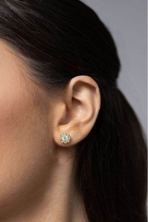 Brinco Florzinha Pontos De Luz