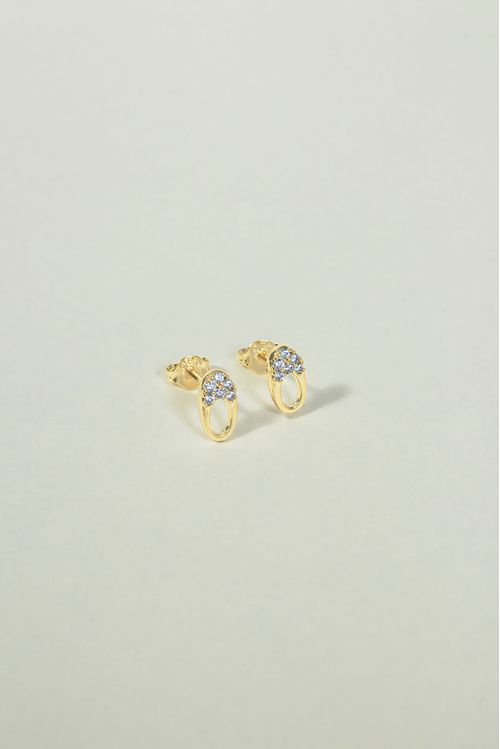 Brinco Vazado Com Cravejado