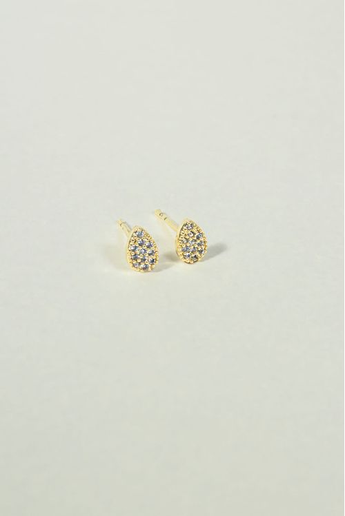 Brinco Pequeno Gota Cravejada