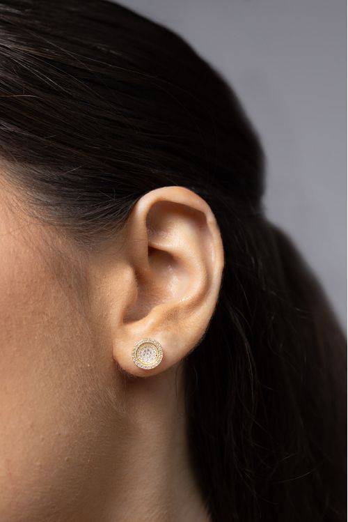 Brinco Redondo Cravejado