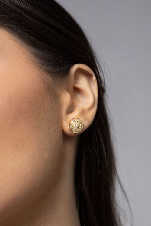 Brinco Cravejado Cristal