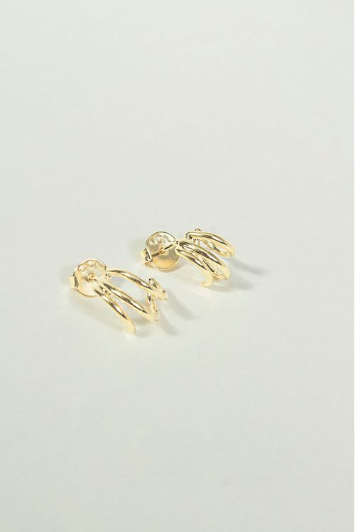 Brinco Liso Linhas Vazadas