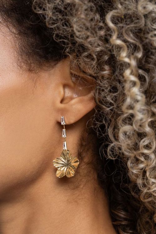 Brinco Flor e Navetes