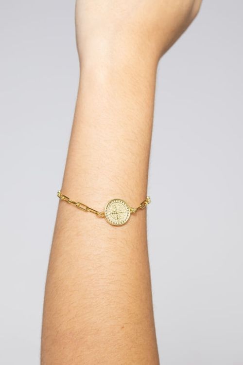 Pulseira São Bento Cravejado