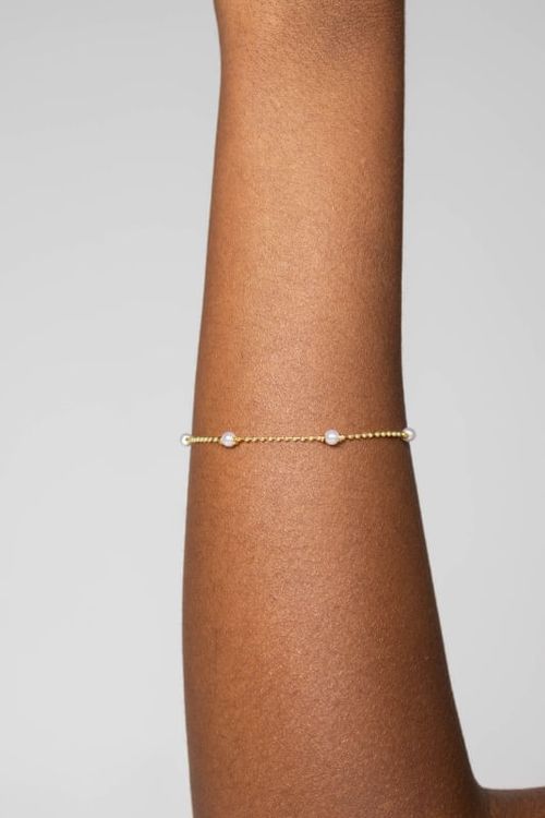 Pulseira Bolinhas Pérolas