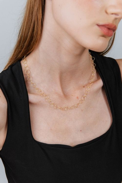 Colar Esferas Trabalhadas