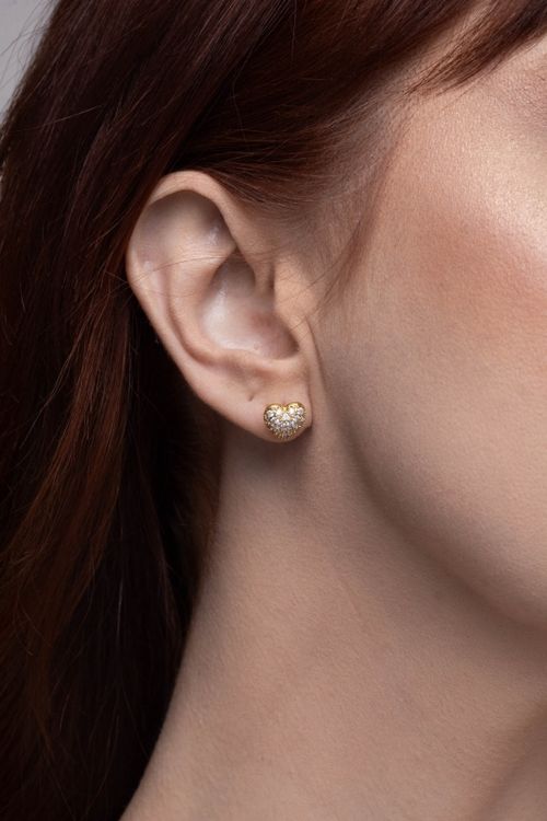 Brico Coração Cravejado Cristal