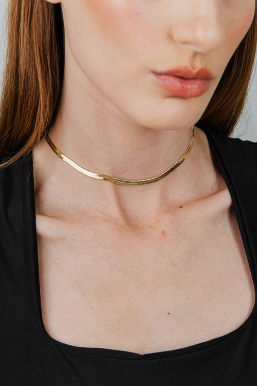 Choker Fita Liso