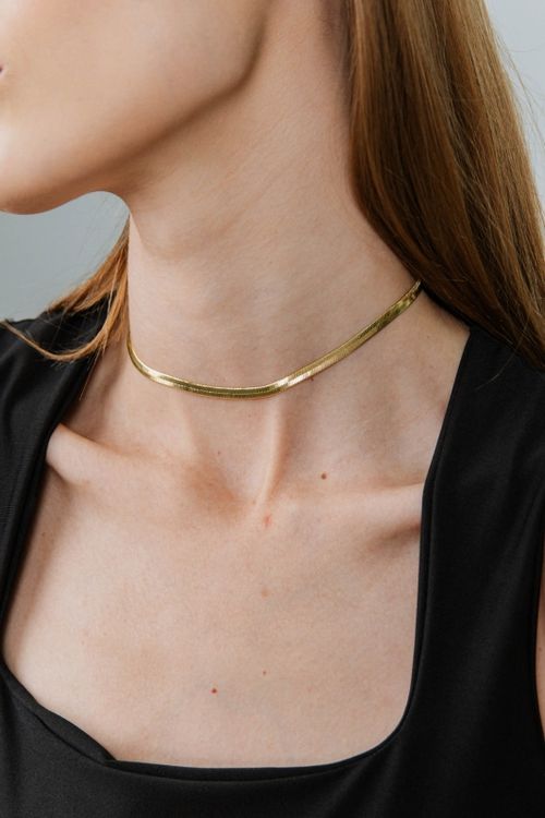 Choker Fita Liso