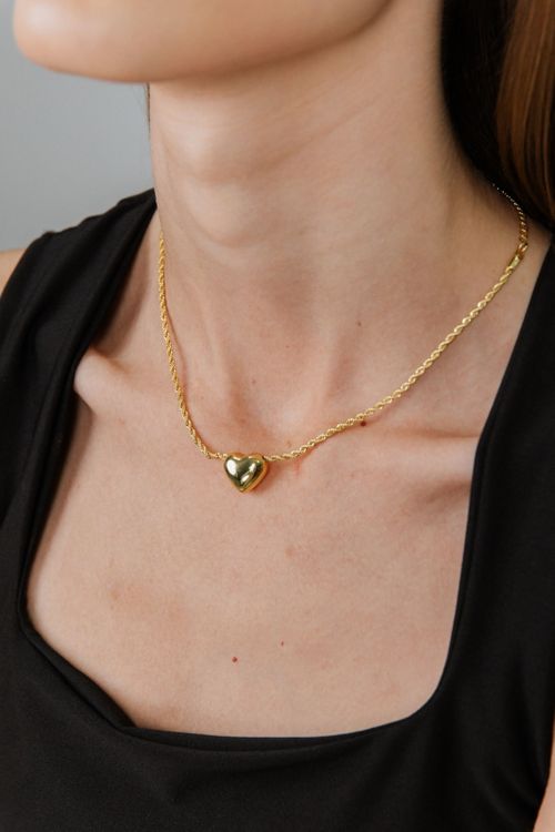 Choker Cordão Baiano Com Coração