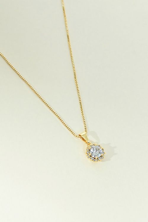 Colar Ponto De Luz E Cravejado