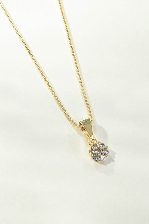 Colar Florzinha Cravejada