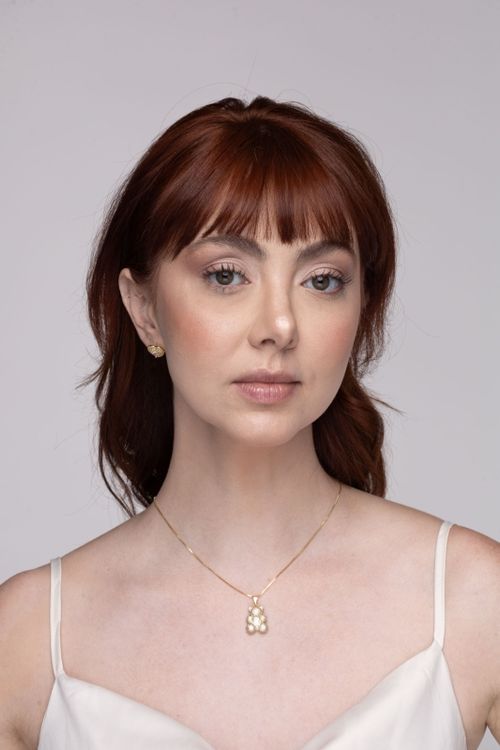 Colar Ursinho Cravejado