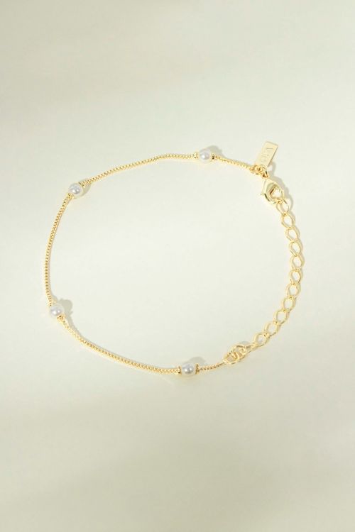Pulseira Com Pérolas