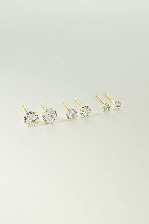 Trio De Brincos Pontos De Luz