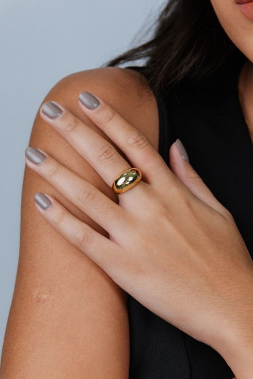 Anel Ajustável Abaulado