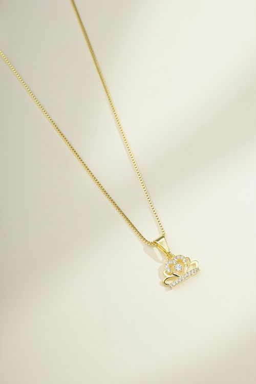 Colar Coroa Cravejada