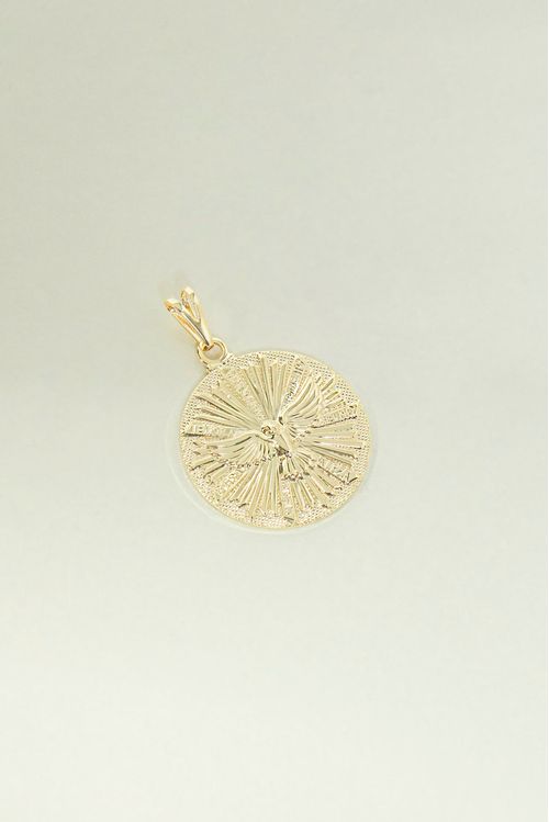 Pingente Mandala Com Detalhe Espírito Santo M