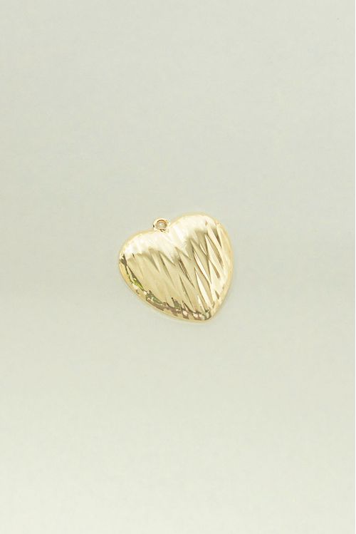 Pingente Coração Com Detalhes