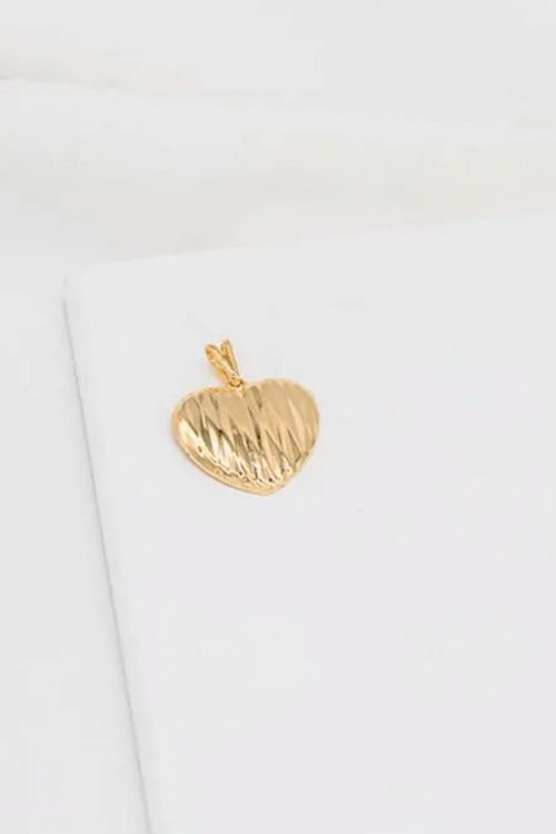 Pingente Coração Com Detalhes