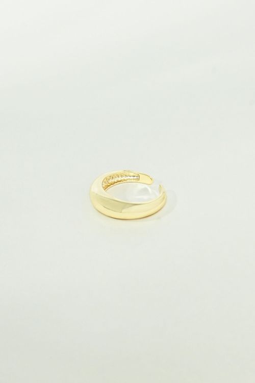 Anel Ajustável Abaulado Liso