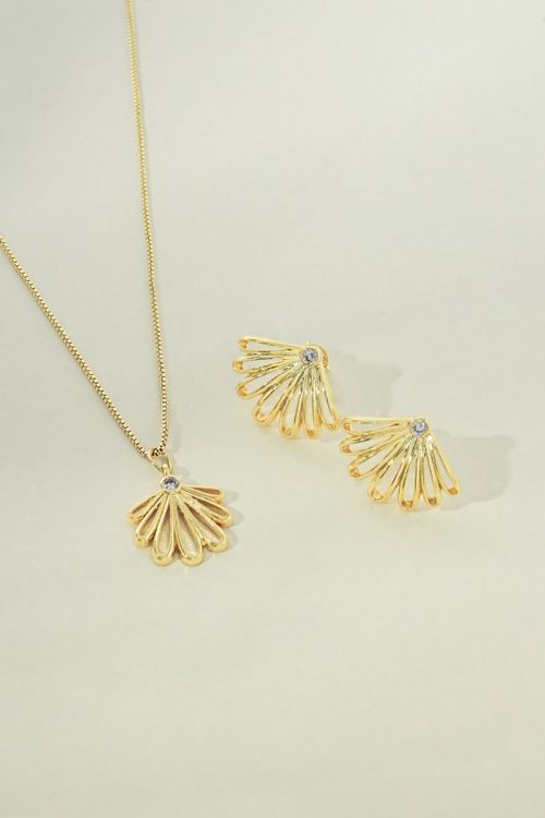 Conjunto Meia Flor Com Ponto De Luz