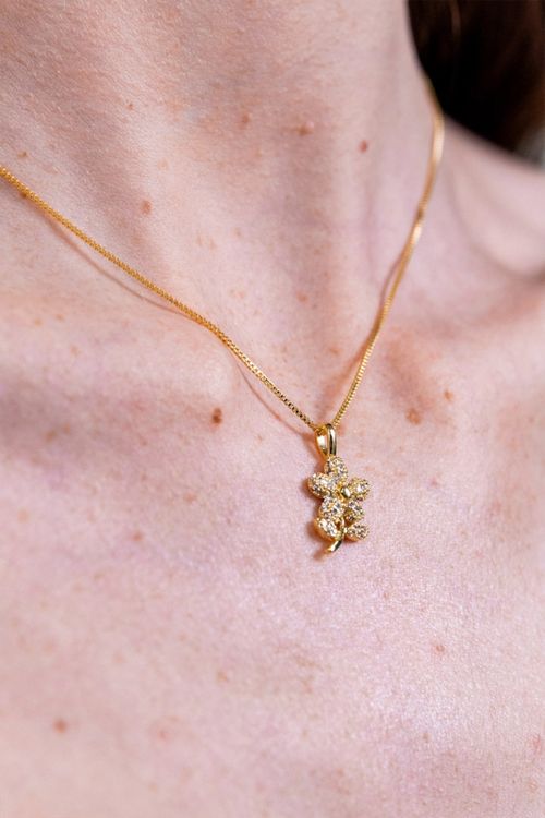 Conjunto Flor Cravejado