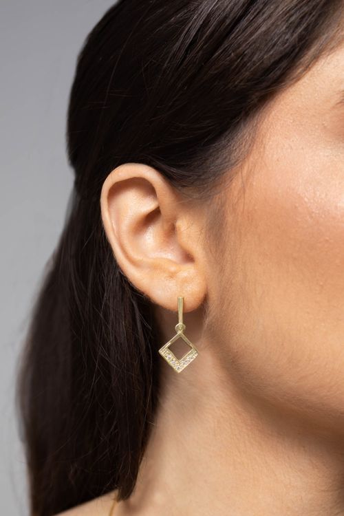 Conjunto Losango Com Zircônias