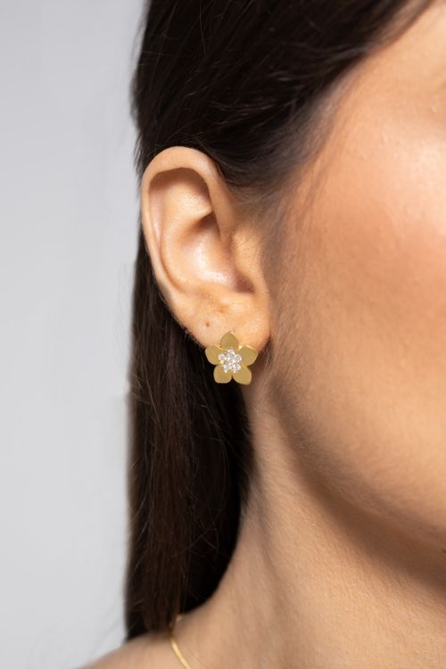 Conjunto Flor Detalhe Cravejado