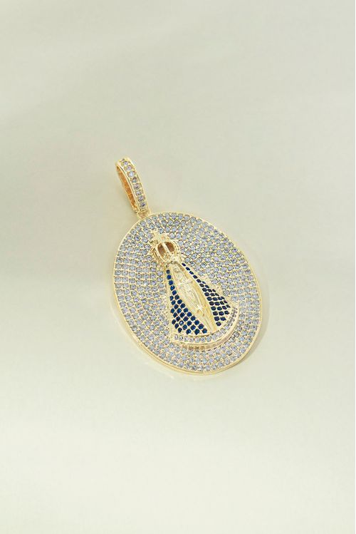 Pingente Nossa Senhora Aparecida Cravejado