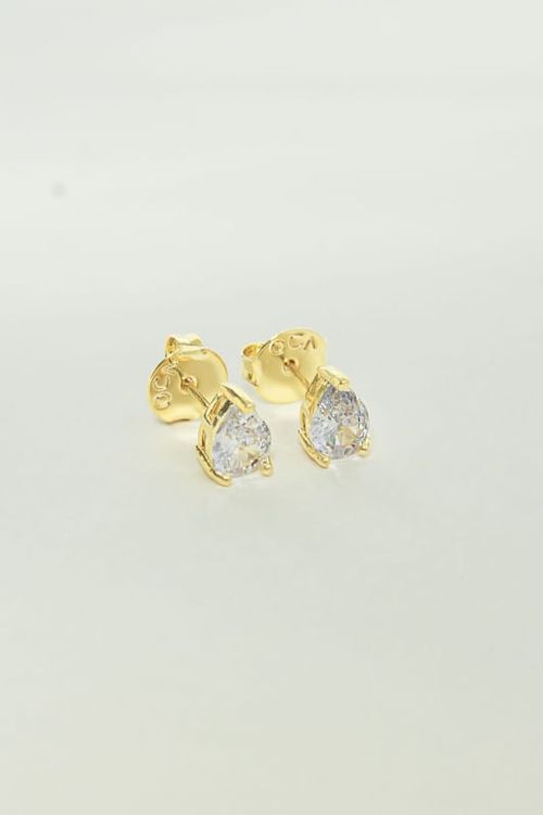 Brinco Zircônia Gota