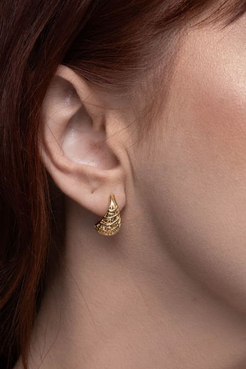 Brinco Gota Tela Vazado