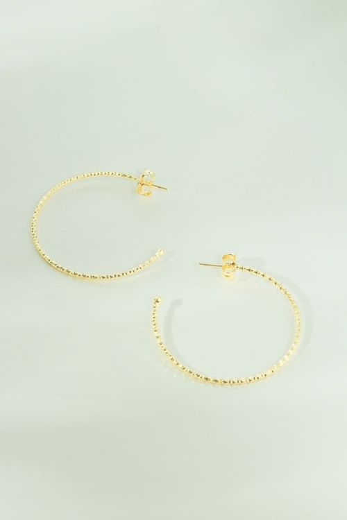 Brinco Argola Texturizada