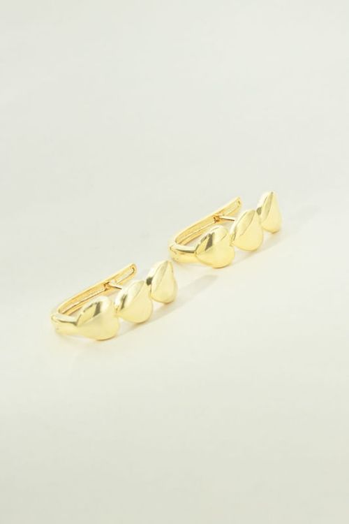 Brinco Argola Click Corações