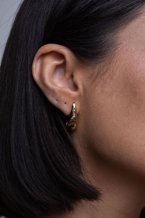 Brinco Gota Alongada Liso