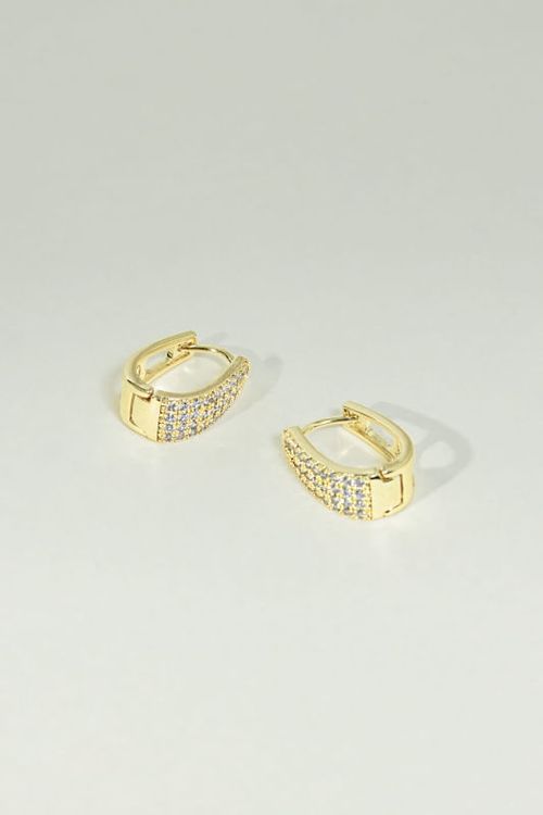 Brinco Argola Click Micro Zircônias