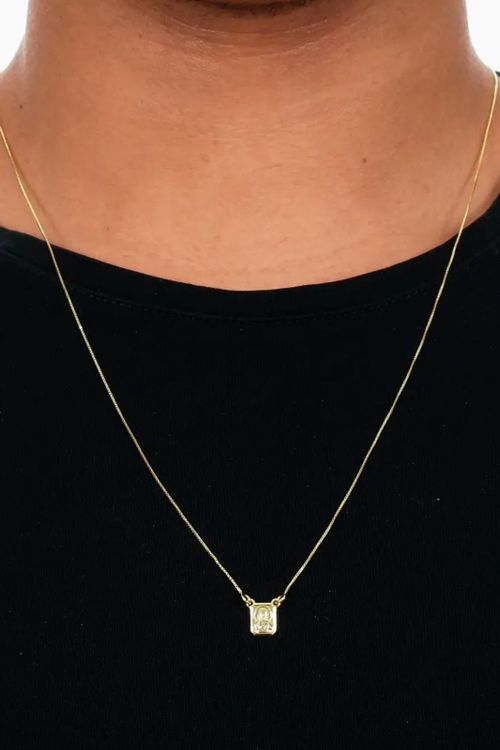 Escapulário Nossa Senhora E Sagrado Coração Veneziana 60 Cm