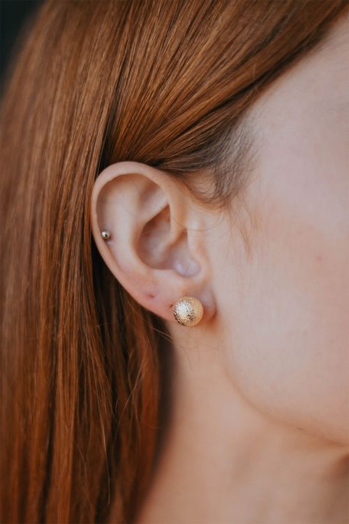 Brinco Bola Craquelada M