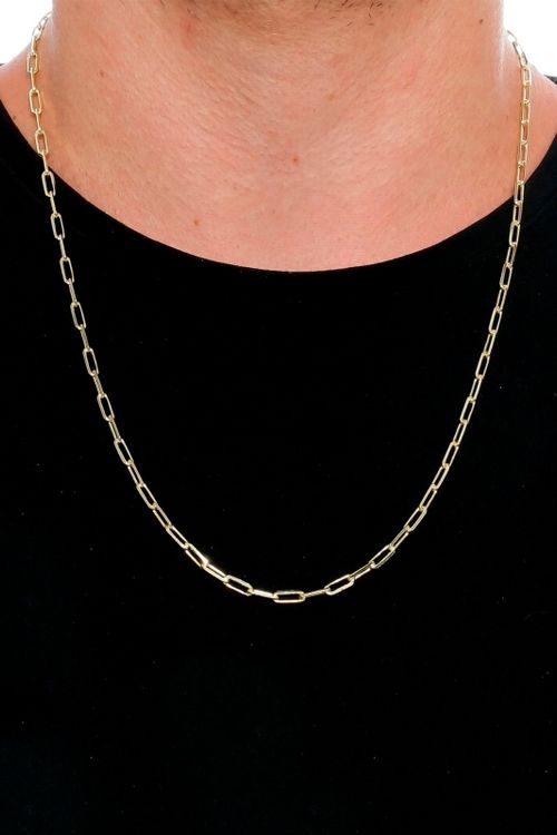 Corrente Cartier 4mm Fecho Gaveta 60cm