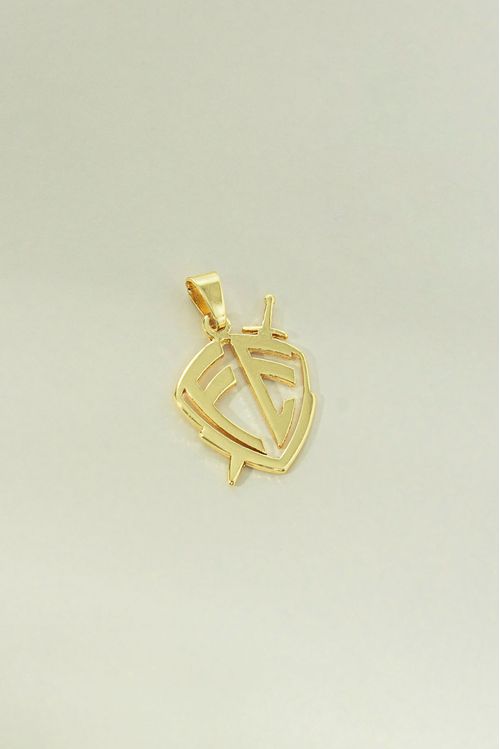 Pingente Escudo Da Fé Vazado