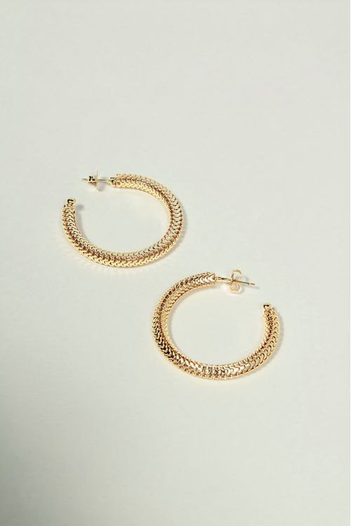 Brinco Argola Grande Trabalhada