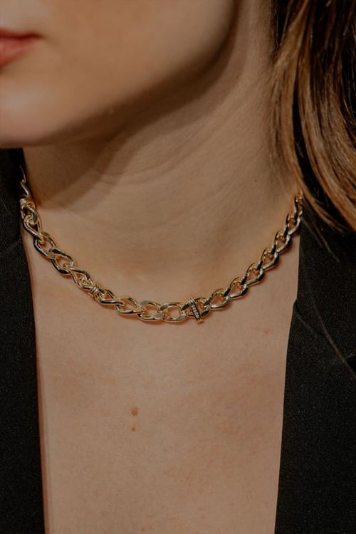 Choker Grumet Detalhes Cravejados